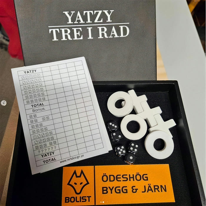 Box med Bolist Ödeshög Bygg och Järn-logga